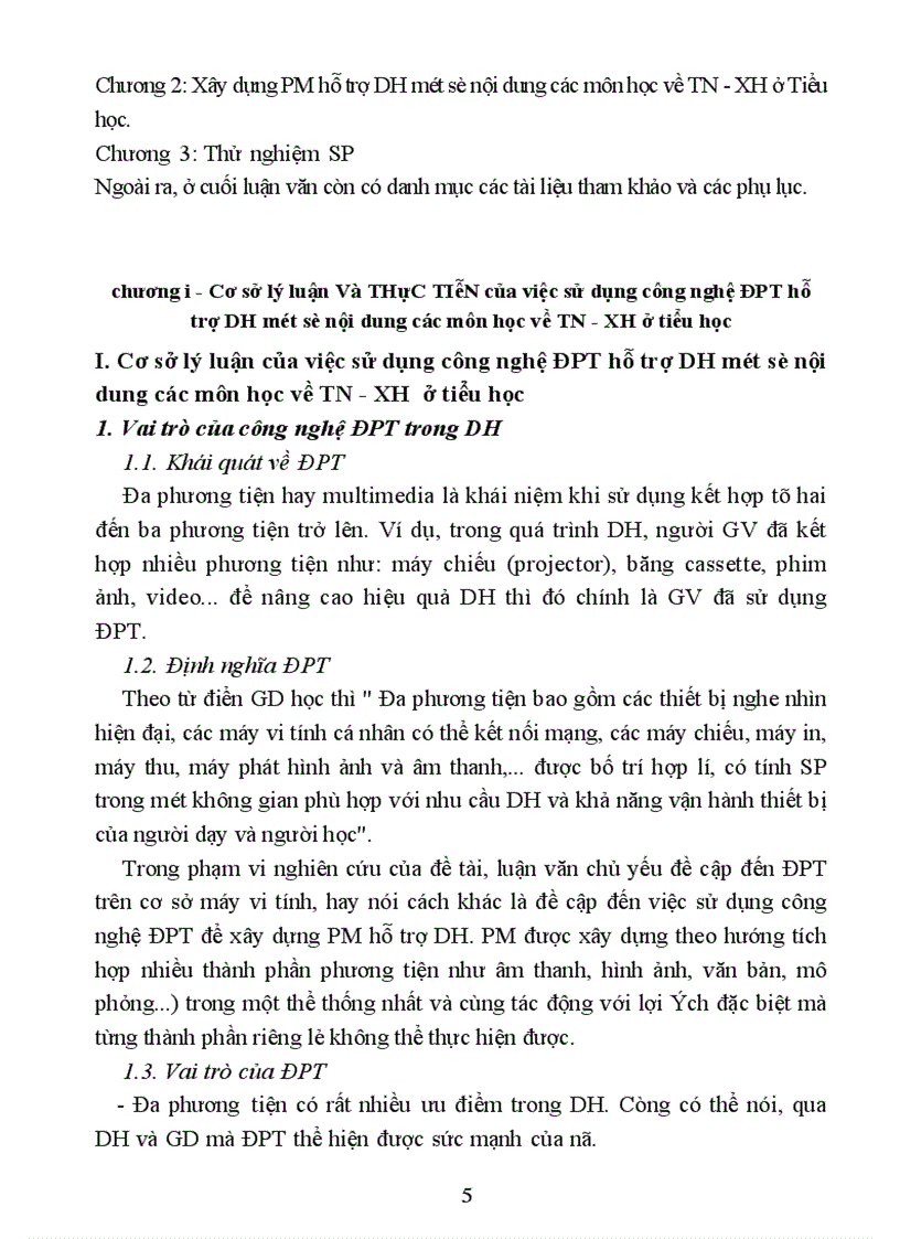 image for page Xây dựng phần mềm hỗ trợ dạy học một số nội dung các môn học về tự nhiên và xã hội ở Tiểu học bằng công nghệ đa phương tiện
