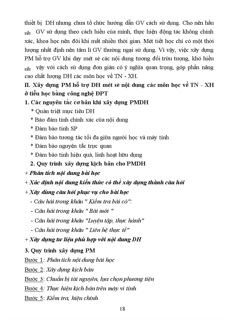 image for page Xây dựng phần mềm hỗ trợ dạy học một số nội dung các môn học về tự nhiên và xã hội ở Tiểu học bằng công nghệ đa phương tiện