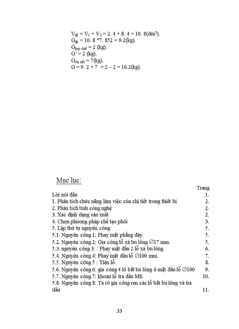image for page Tính thời gian gia công cơ bản cho tất cả các nguyên công.