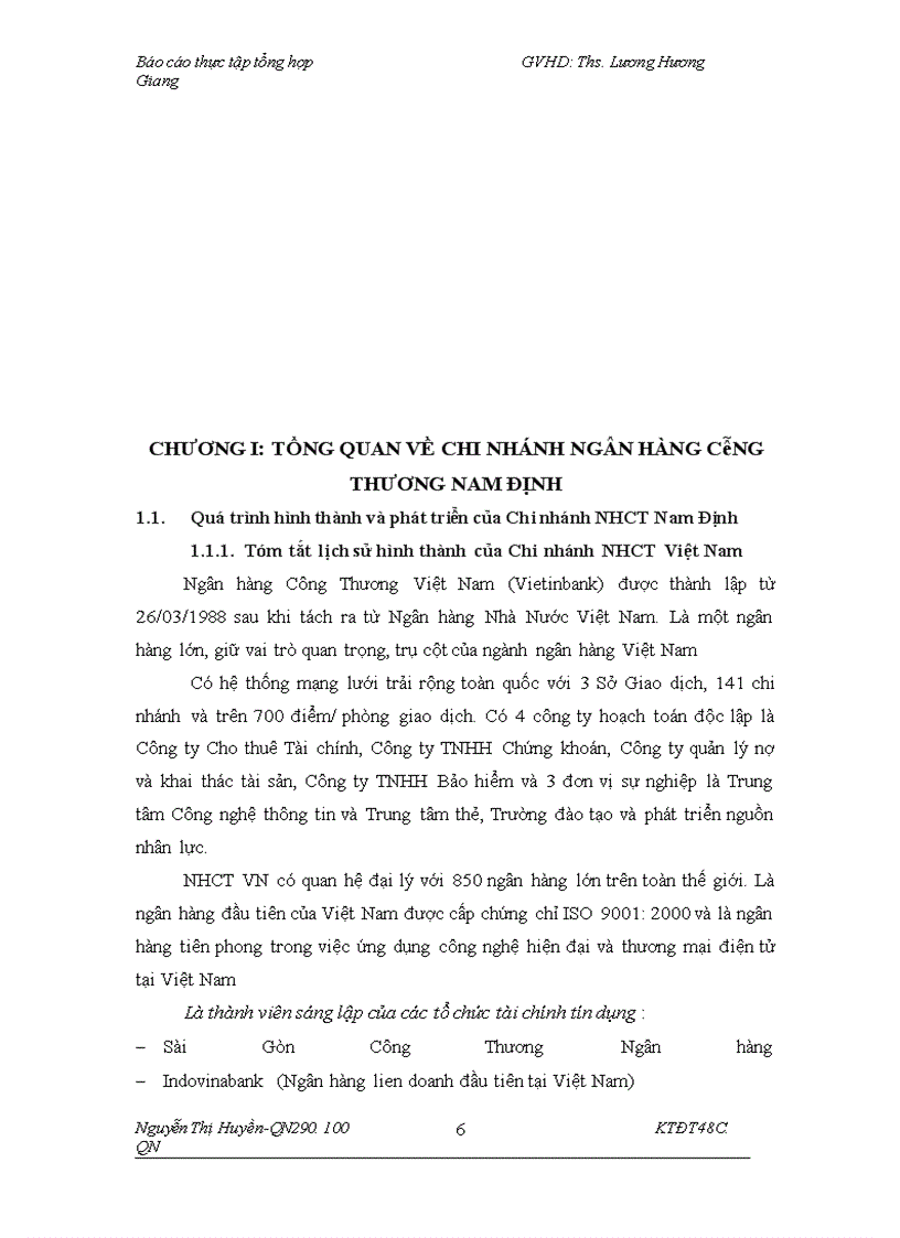image for page Thẩm định tài chính dự án đầu tư xin vay vốn của doanh nghiệp tại chi nhánh ngân hàng Công Thương tỉnh Nam Định, thực trạng và giải pháp