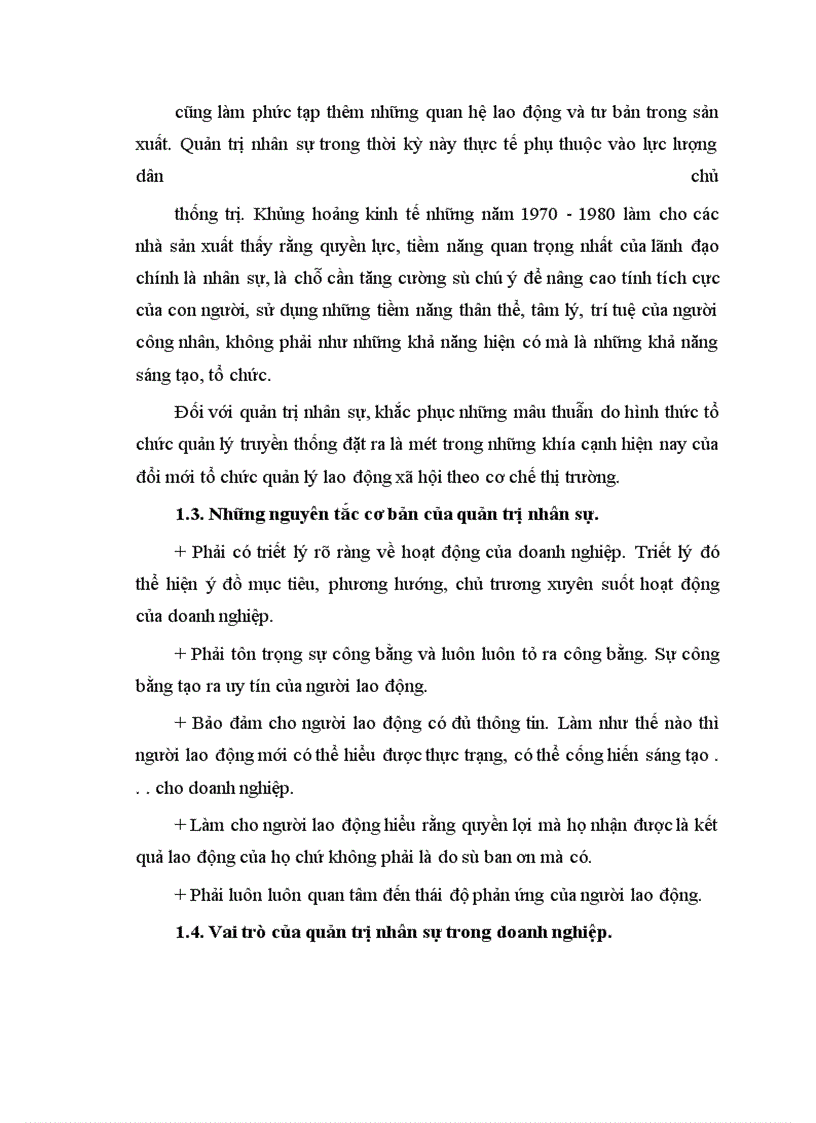 image for page Công tác quản trị nhân sự tại Công ty Cơ khí - Dệt may Nam Định