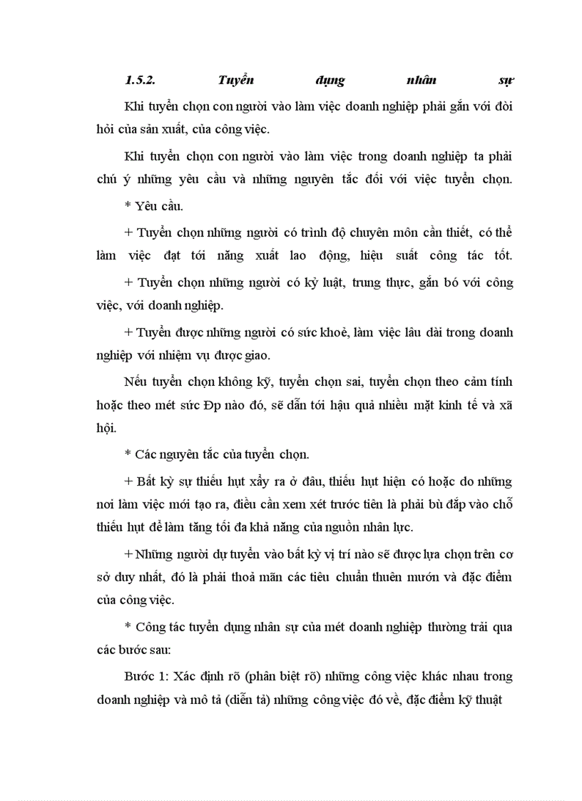 image for page Công tác quản trị nhân sự tại Công ty Cơ khí - Dệt may Nam Định