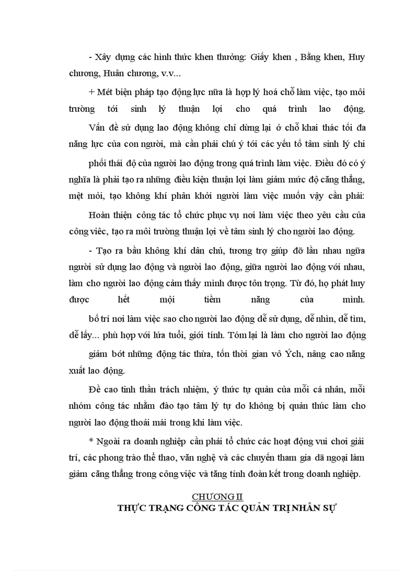 image for page Công tác quản trị nhân sự tại Công ty Cơ khí - Dệt may Nam Định