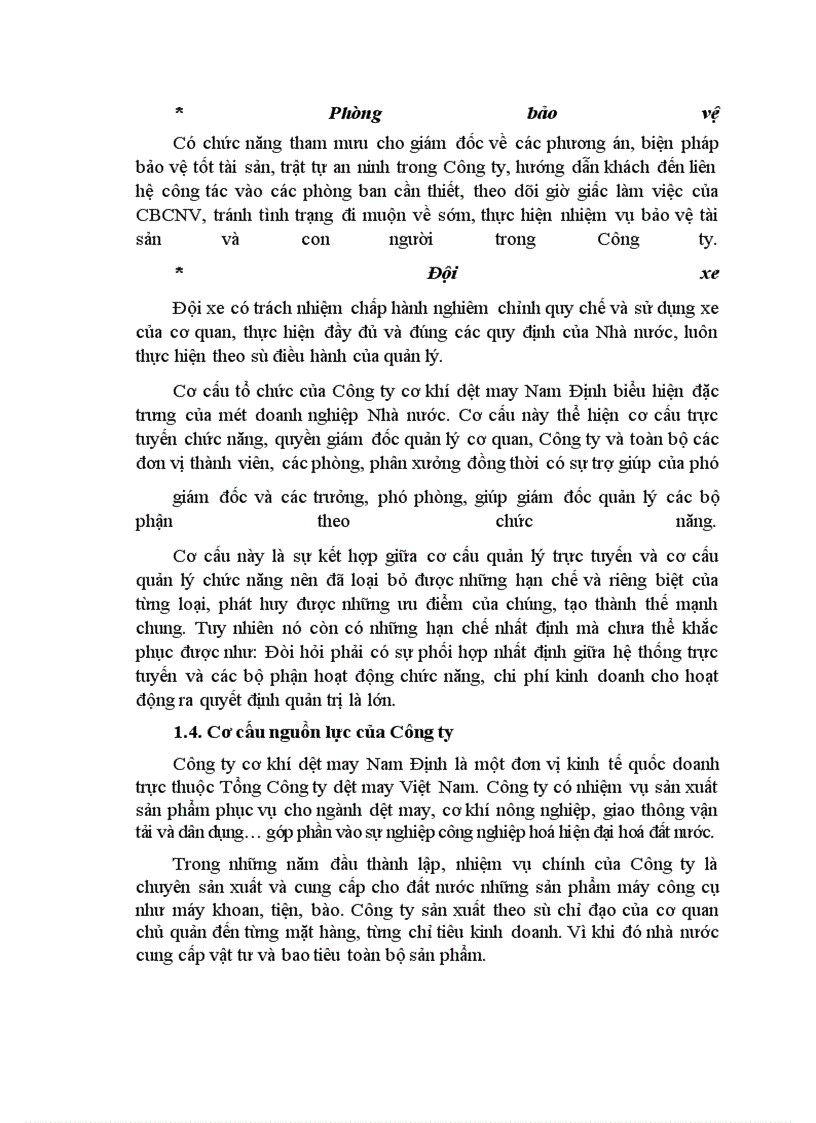 image for page Công tác quản trị nhân sự tại Công ty Cơ khí - Dệt may Nam Định