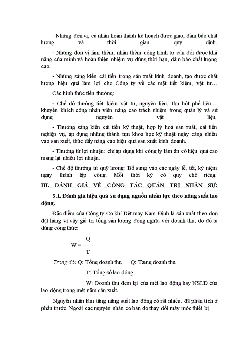 image for page Công tác quản trị nhân sự tại Công ty Cơ khí - Dệt may Nam Định