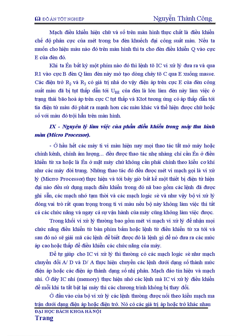 image for page Máy thu hình màu