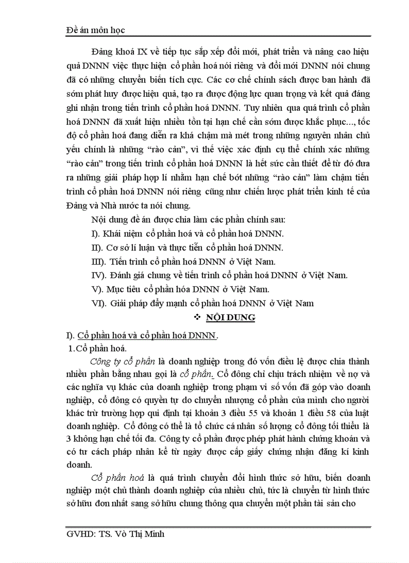 image for page Giải pháp đẩy mạnh cổ phần hoá DNNN ở Việt Nam