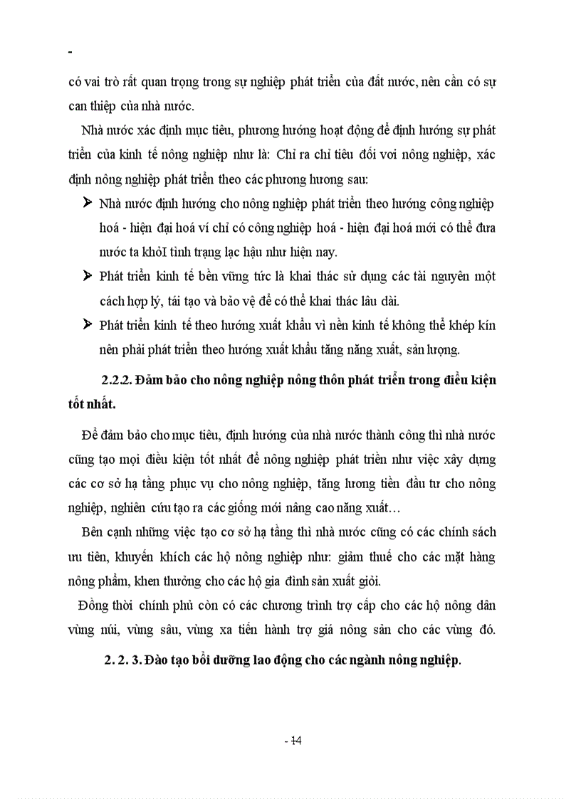 image for page Vai trò của nhà nước đối với việc phát triển nông nghiệp nông thôn ở việt nam