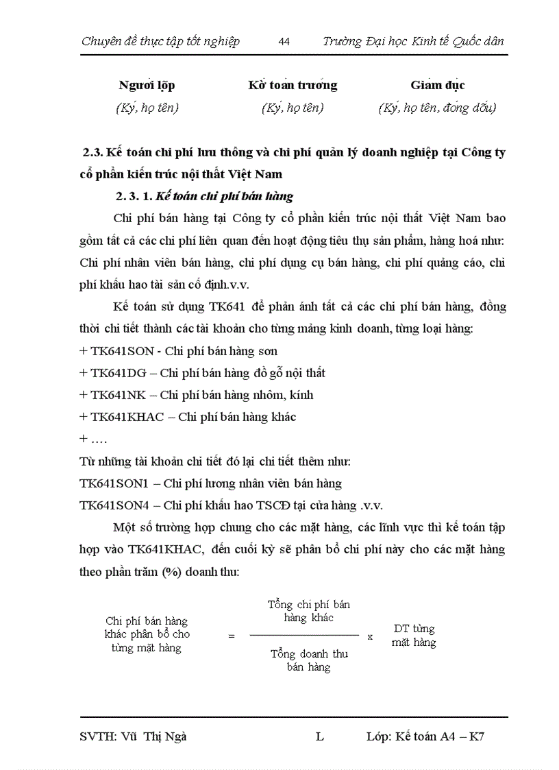 image for page Kế toán tiêu thụ hàng hóa và xác định kết quả tiêu thụ hàng hoá tại Công ty cổ phần kiến trúc nội thất Việt Nam