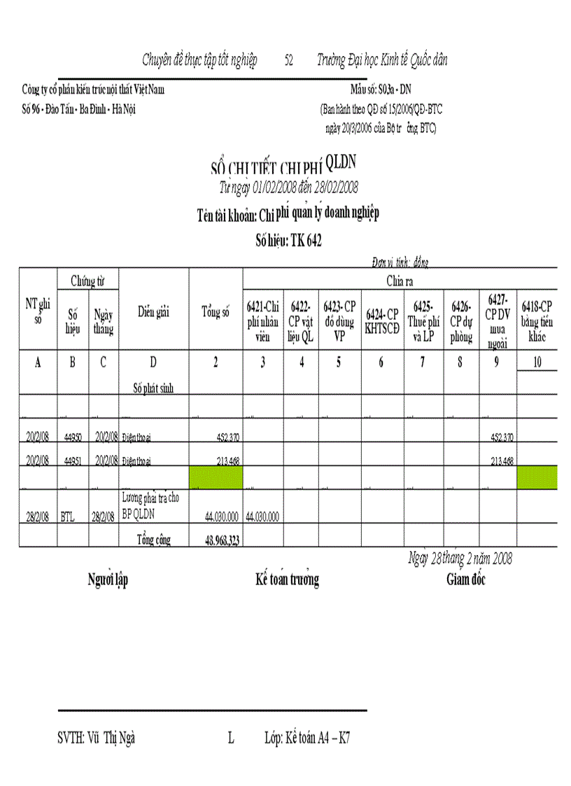 image for page Kế toán tiêu thụ hàng hóa và xác định kết quả tiêu thụ hàng hoá tại Công ty cổ phần kiến trúc nội thất Việt Nam