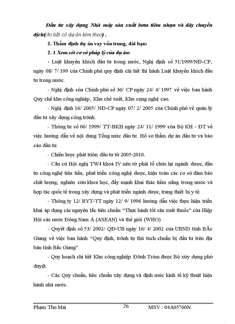 image for page Giải pháp nâng cao chất lượng thẩm định cho vay dự án đầu tư tại NHNo&PTNT tỉnh Bắc Giang làm chuyên đề tốt nghiệp