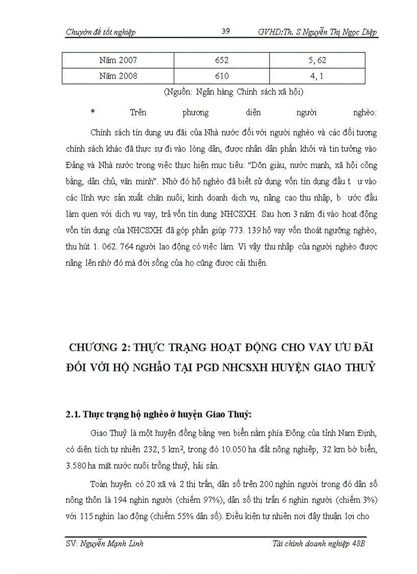 image for page Giải phap mở rộng hoạt cho vay ưu đãi đối với hộ nghèo tại Ngân hàng chính sách xã hội Phòng Giao dịch huyện Giao Thuỷ