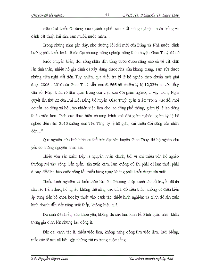 image for page Giải phap mở rộng hoạt cho vay ưu đãi đối với hộ nghèo tại Ngân hàng chính sách xã hội Phòng Giao dịch huyện Giao Thuỷ