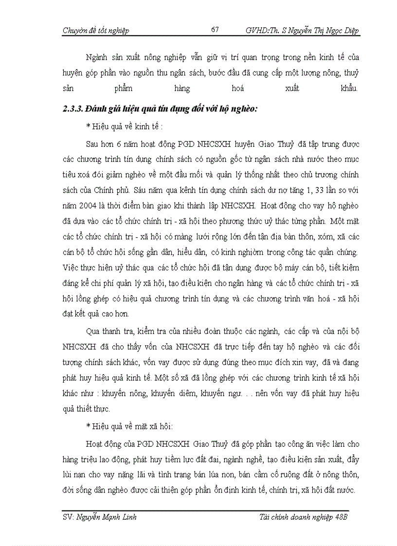 image for page Giải phap mở rộng hoạt cho vay ưu đãi đối với hộ nghèo tại Ngân hàng chính sách xã hội Phòng Giao dịch huyện Giao Thuỷ