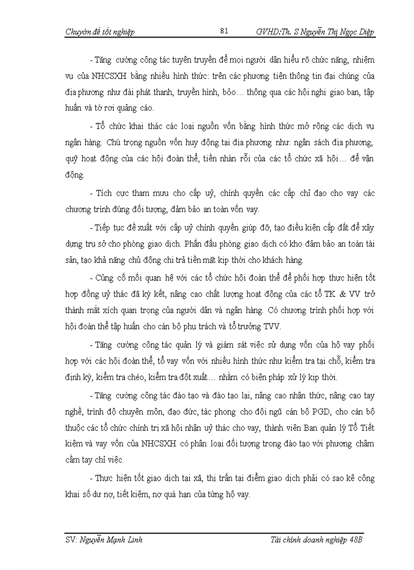 image for page Giải phap mở rộng hoạt cho vay ưu đãi đối với hộ nghèo tại Ngân hàng chính sách xã hội Phòng Giao dịch huyện Giao Thuỷ