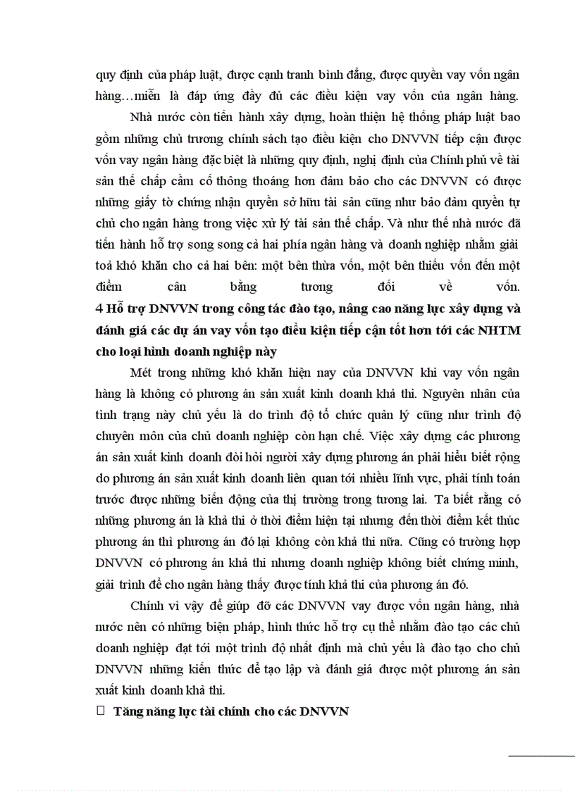 image for page Giải pháp tăng cường hỗ trợ DNVVN vay vốn tại ngân hàng thương mại