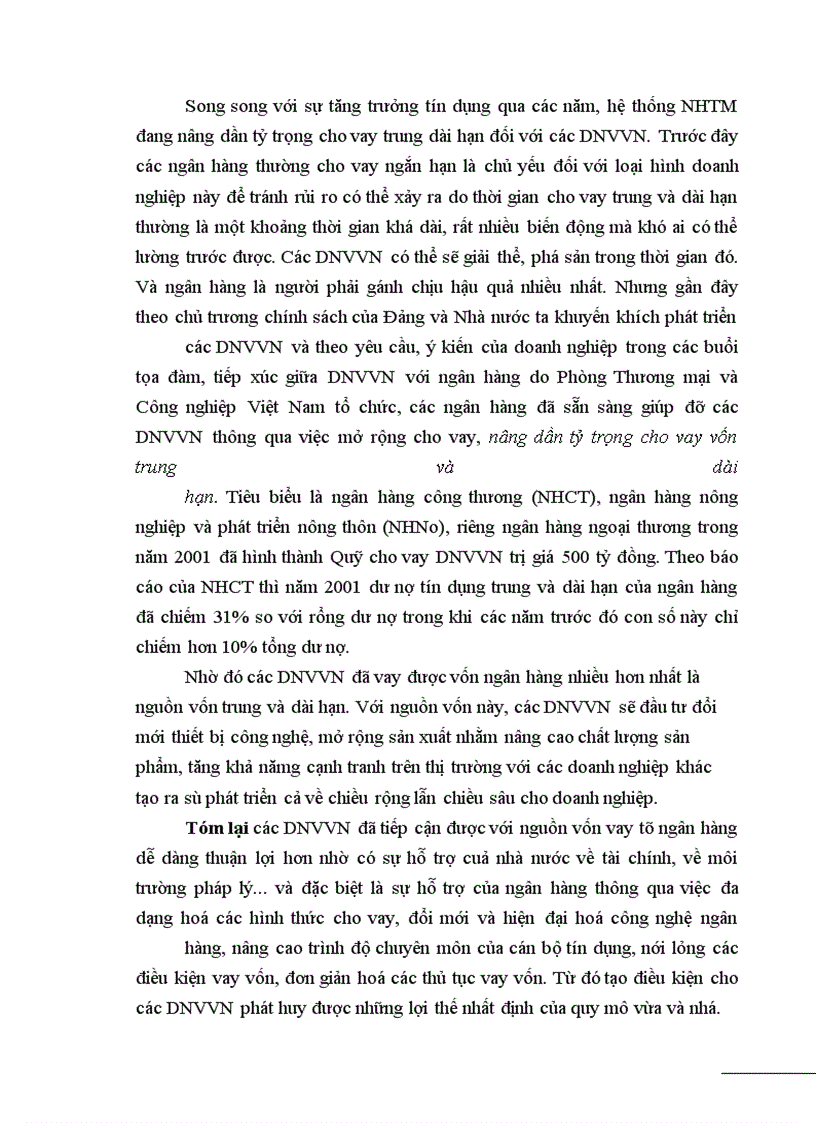 image for page Giải pháp tăng cường hỗ trợ DNVVN vay vốn tại ngân hàng thương mại