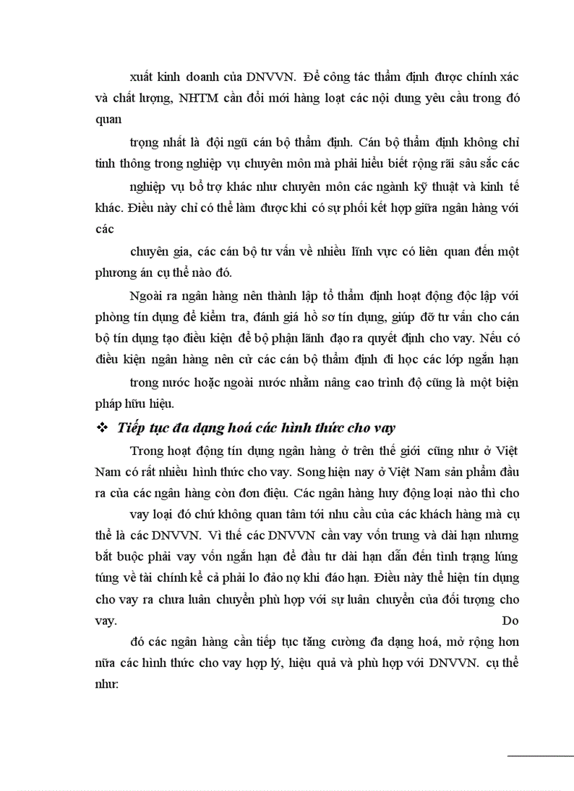 image for page Giải pháp tăng cường hỗ trợ DNVVN vay vốn tại ngân hàng thương mại