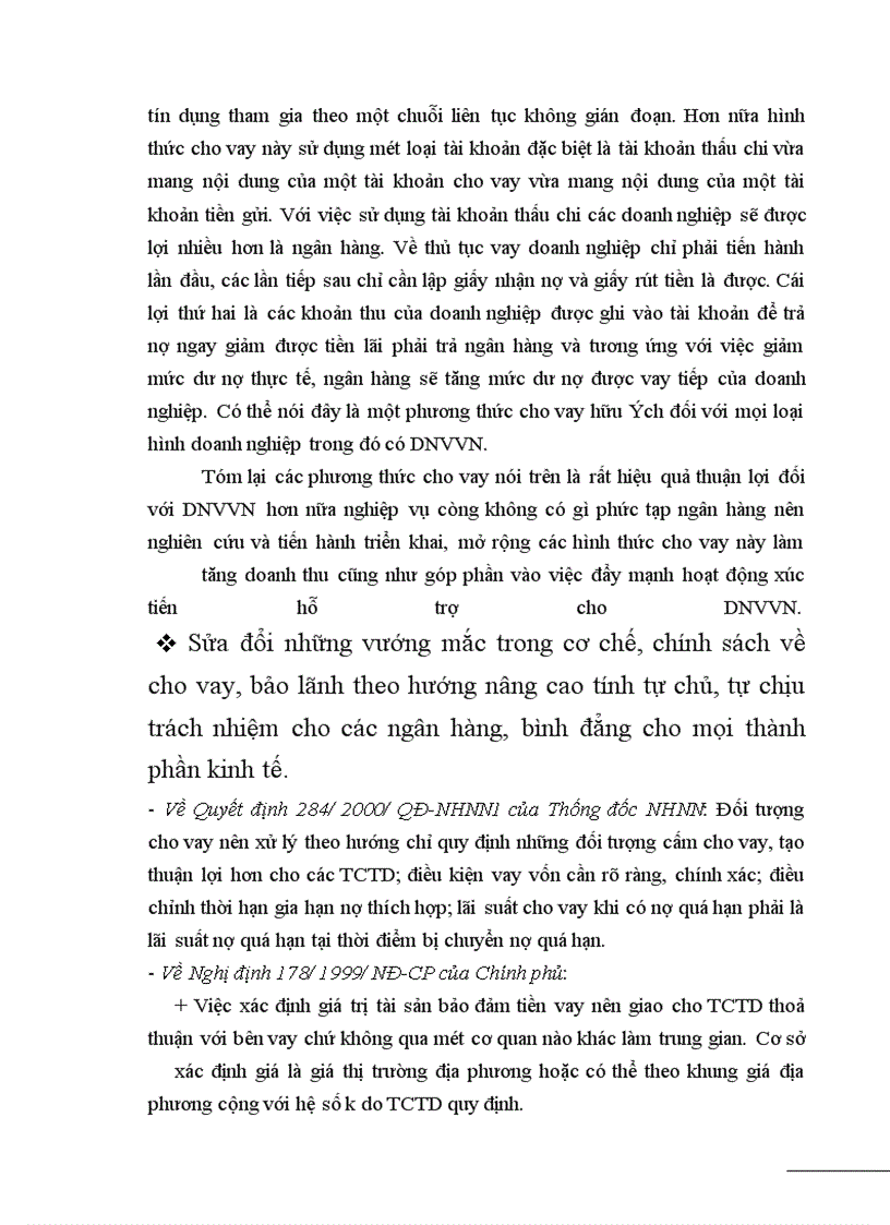 image for page Giải pháp tăng cường hỗ trợ DNVVN vay vốn tại ngân hàng thương mại