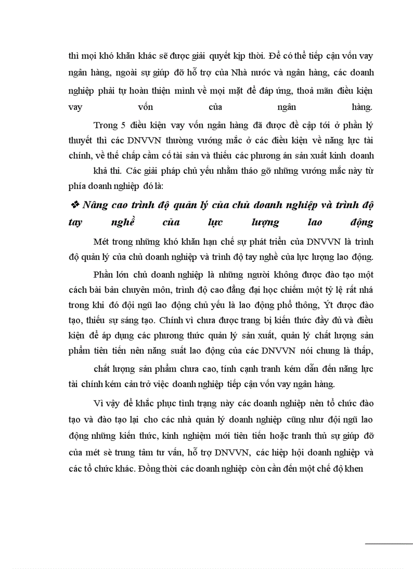 image for page Giải pháp tăng cường hỗ trợ DNVVN vay vốn tại ngân hàng thương mại