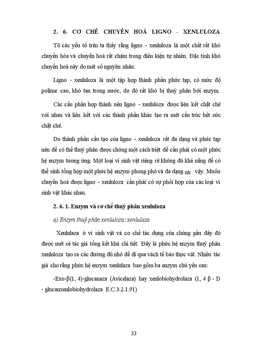 image for page Phân lập, tuyển chọn và nghiên cứu các yếu tố ảnh hưởng đến khả năng sinh tổng hợp xenlulaza của một số chủng vi sinh vật nhằm ứng dụng xử lý phế thải ligno-xenluloza