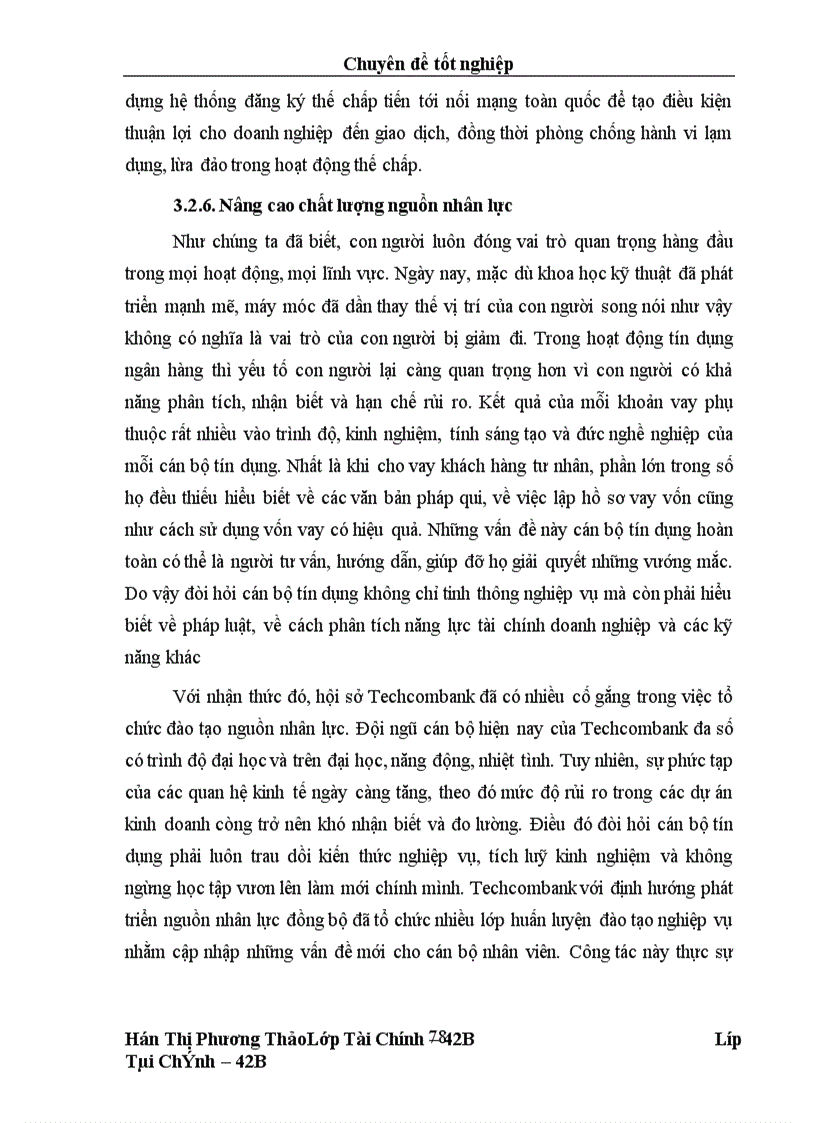image for page Giải pháp đẩy mạnh hoạt động cho vay đối với khu vực kinh tế tư nhân tại Hội sở Ngân hàng TMCP Kỹ Thương Việt Nam