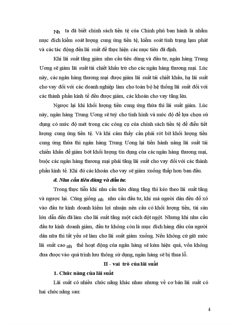 image for page Lãi suất và vai trò của lãi suất trong huy động vốn