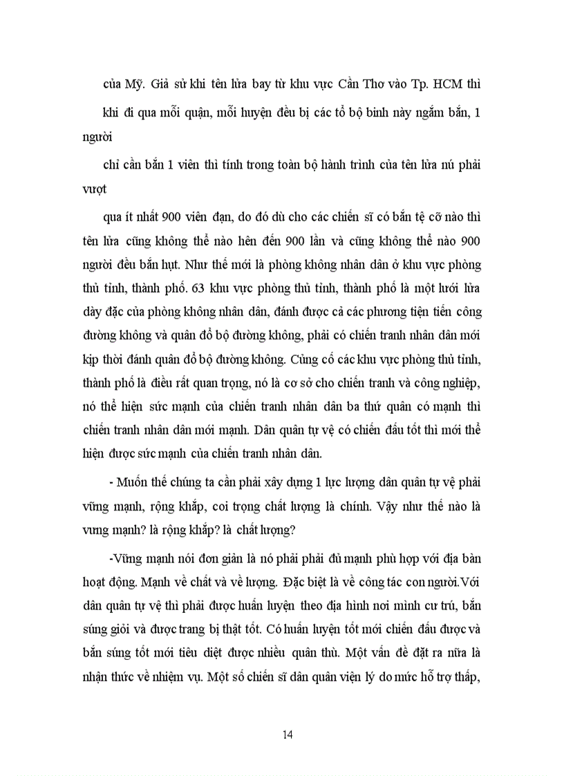 image for page Xây dựng 1 lực lượng dân quân tự vệ:” vững mạnh rộng khắp, coi trọng chất lượng là chính