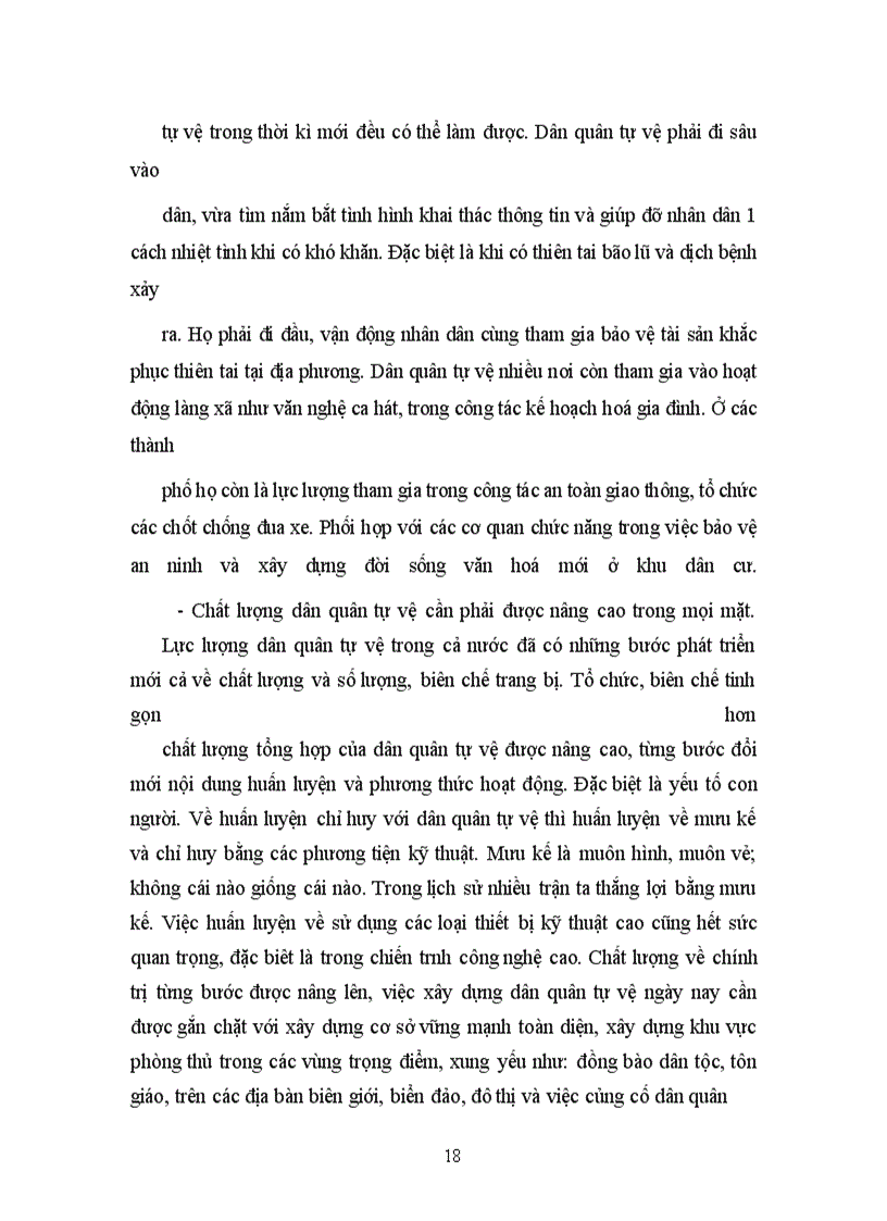 image for page Xây dựng 1 lực lượng dân quân tự vệ:” vững mạnh rộng khắp, coi trọng chất lượng là chính