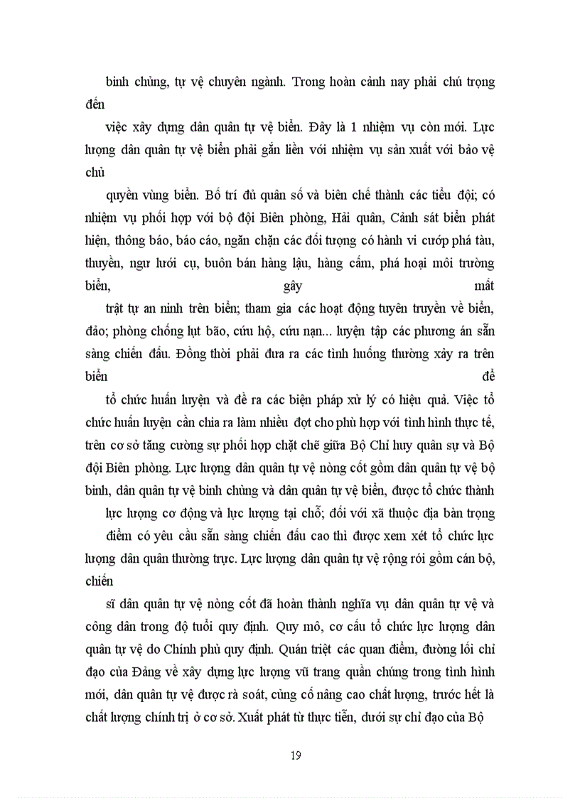 image for page Xây dựng 1 lực lượng dân quân tự vệ:” vững mạnh rộng khắp, coi trọng chất lượng là chính