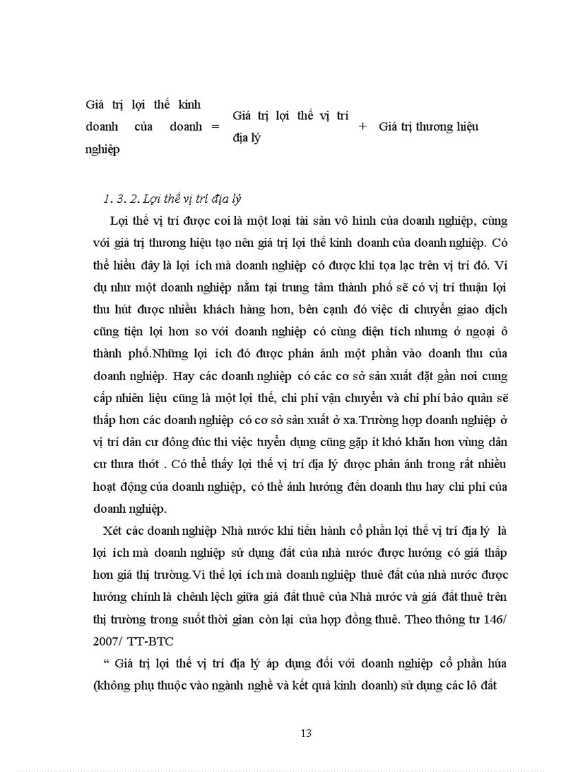 image for page Thực trạng xác định giá trị lợi thế vị trí địa lý trong tiến trình cổ phần hoá tại Việt Nam