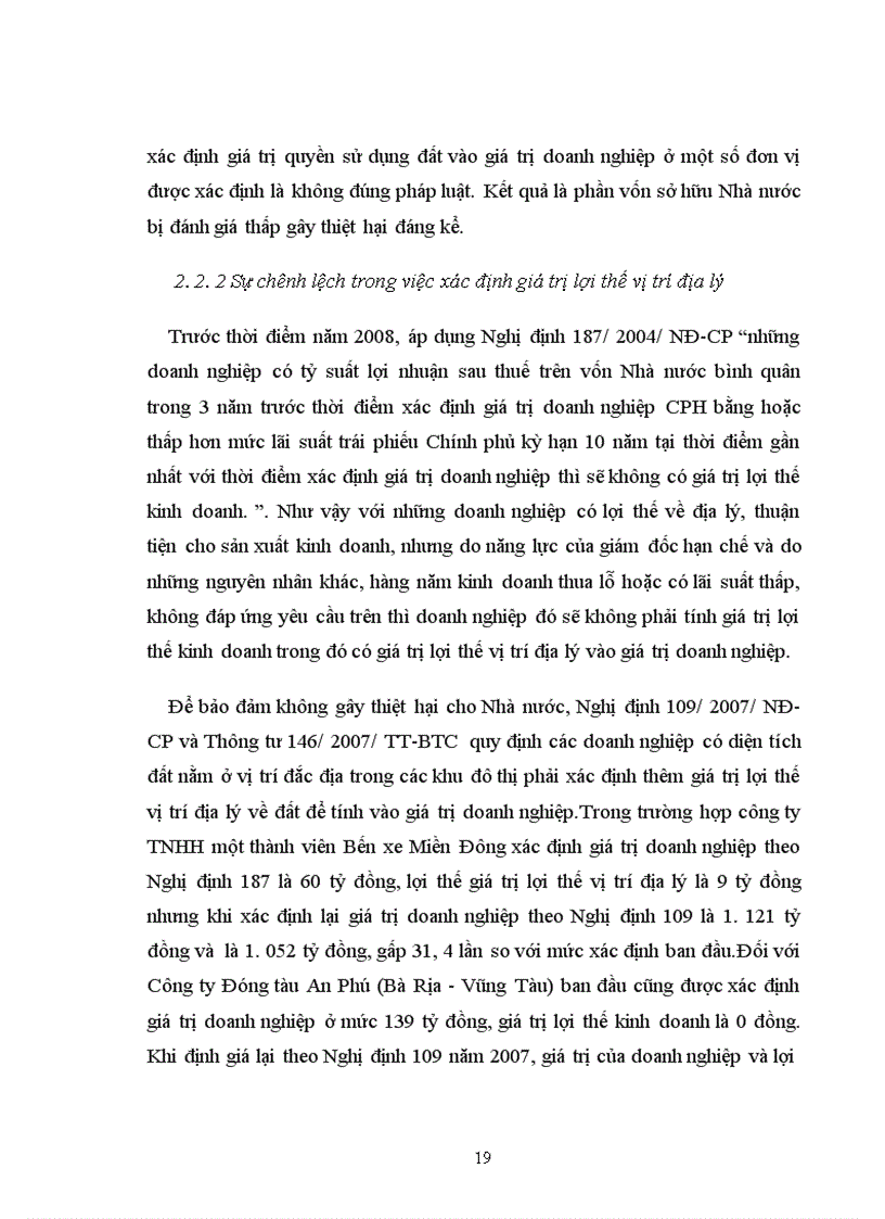 image for page Thực trạng xác định giá trị lợi thế vị trí địa lý trong tiến trình cổ phần hoá tại Việt Nam