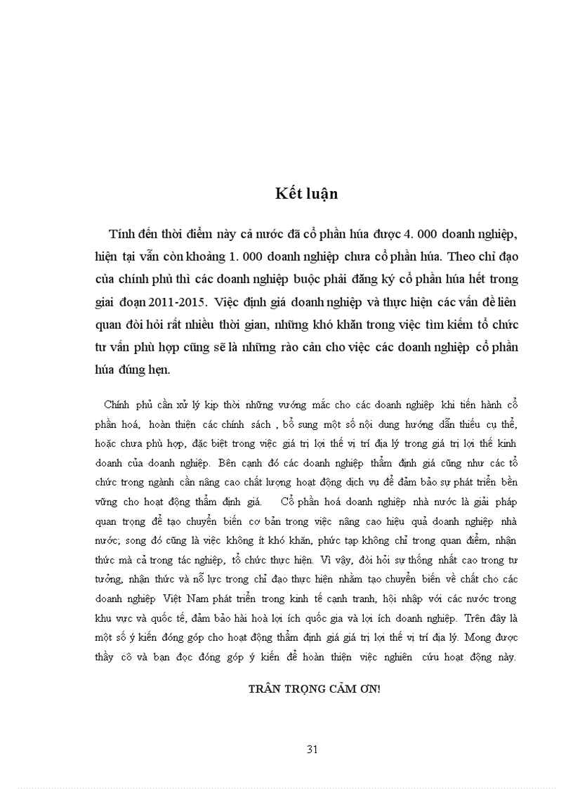 image for page Thực trạng xác định giá trị lợi thế vị trí địa lý trong tiến trình cổ phần hoá tại Việt Nam