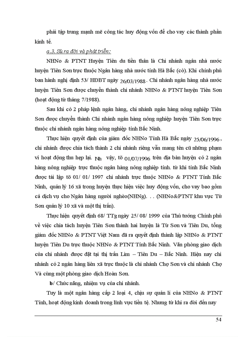 image for page Giải pháp phòng ngừa và hạn chế rủi ro tín dụng tại NHNo&PTNT Huyện Tiên Du - Tỉnh Bắc Ninh