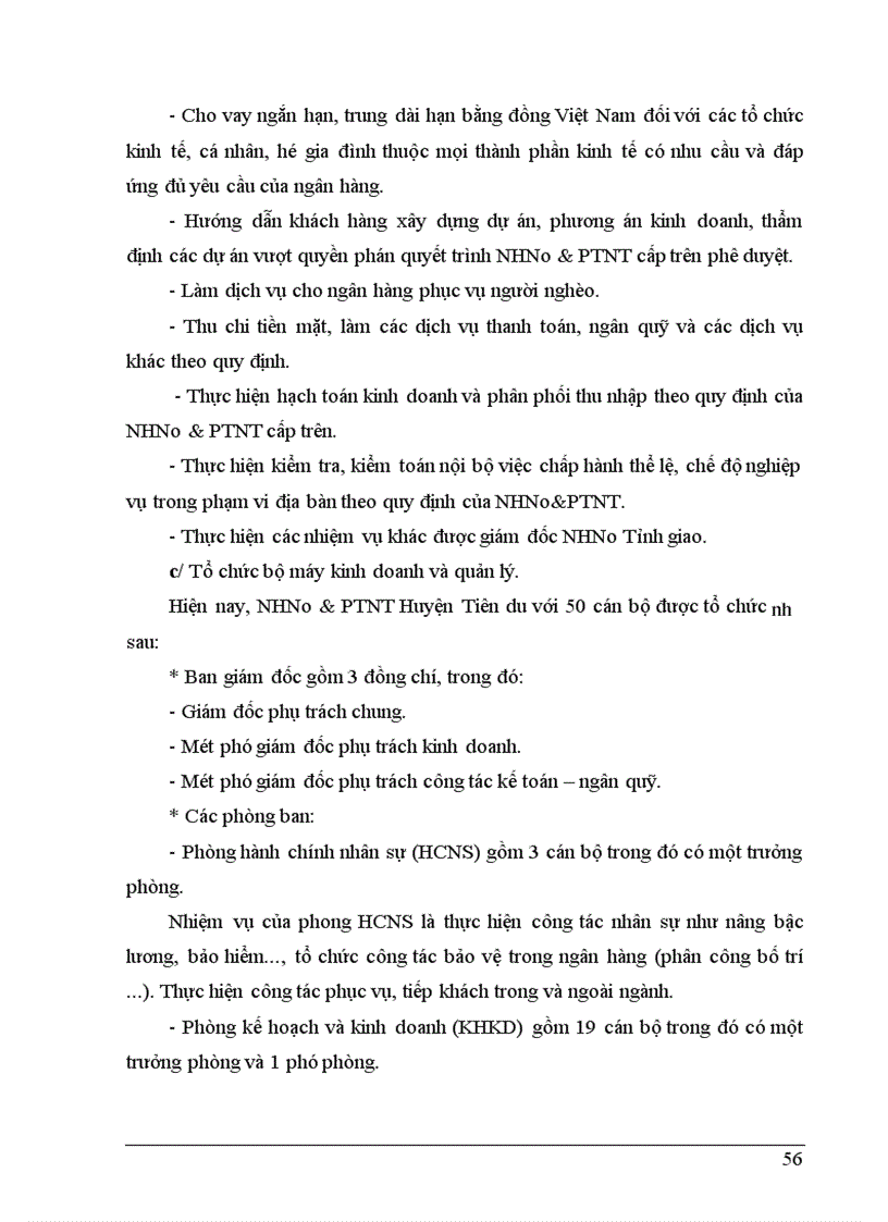 image for page Giải pháp phòng ngừa và hạn chế rủi ro tín dụng tại NHNo&PTNT Huyện Tiên Du - Tỉnh Bắc Ninh