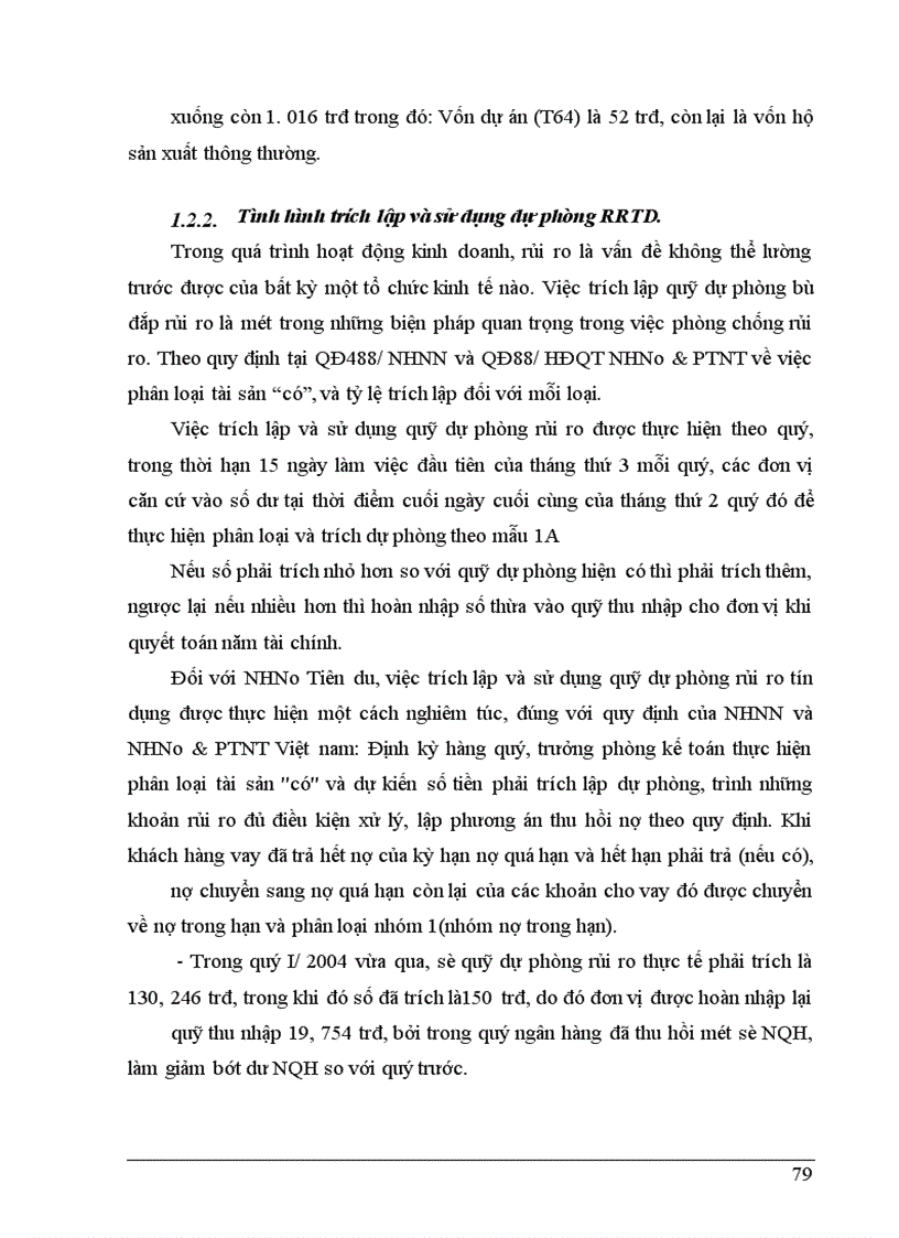 image for page Giải pháp phòng ngừa và hạn chế rủi ro tín dụng tại NHNo&PTNT Huyện Tiên Du - Tỉnh Bắc Ninh