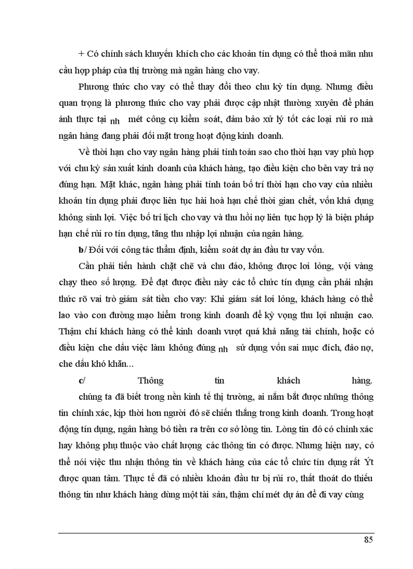 image for page Giải pháp phòng ngừa và hạn chế rủi ro tín dụng tại NHNo&PTNT Huyện Tiên Du - Tỉnh Bắc Ninh