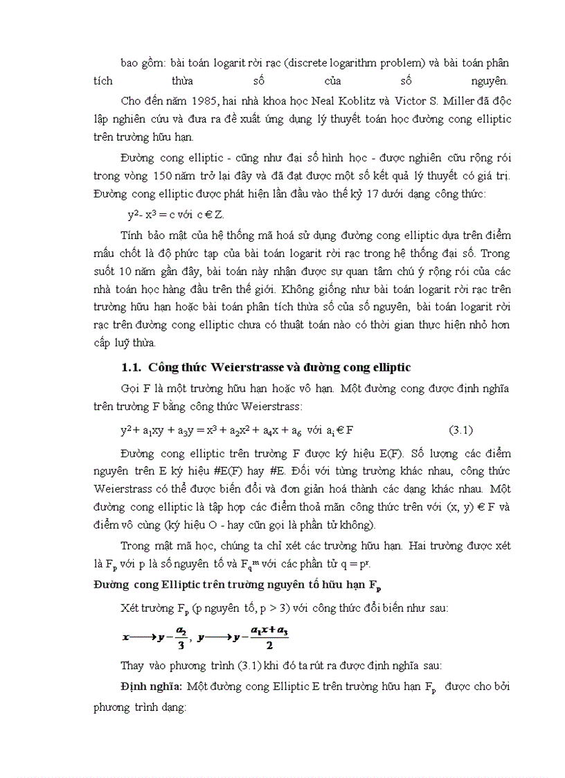 image for page Nghiên cứu hệ mật đường cong Elliptic và ứng dụng vào chữ ký điện tử trong bảo mật giao dịch thanh toán của Ngân hàng