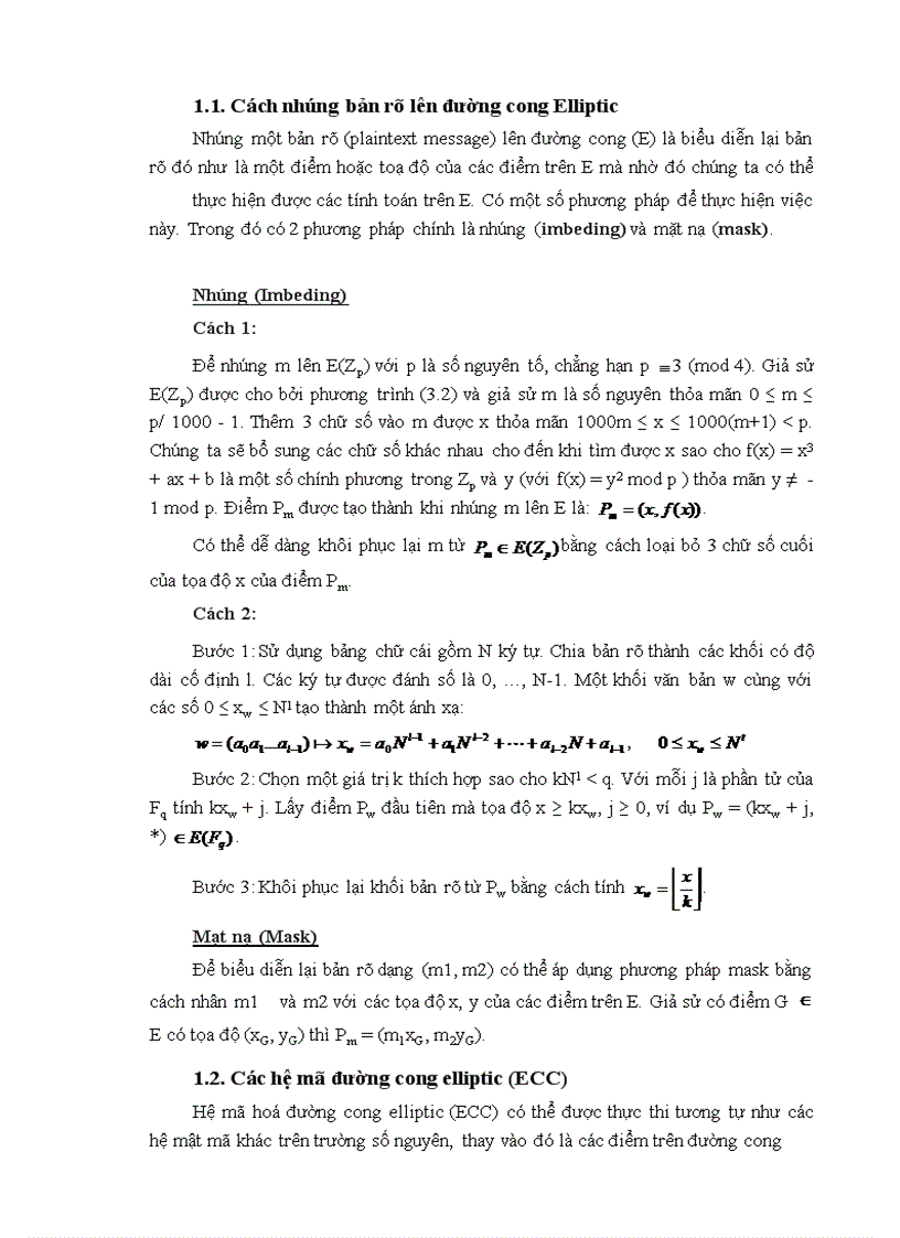 image for page Nghiên cứu hệ mật đường cong Elliptic và ứng dụng vào chữ ký điện tử trong bảo mật giao dịch thanh toán của Ngân hàng