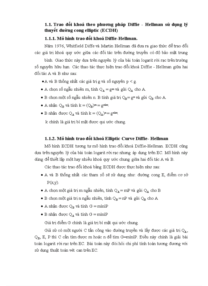 image for page Nghiên cứu hệ mật đường cong Elliptic và ứng dụng vào chữ ký điện tử trong bảo mật giao dịch thanh toán của Ngân hàng