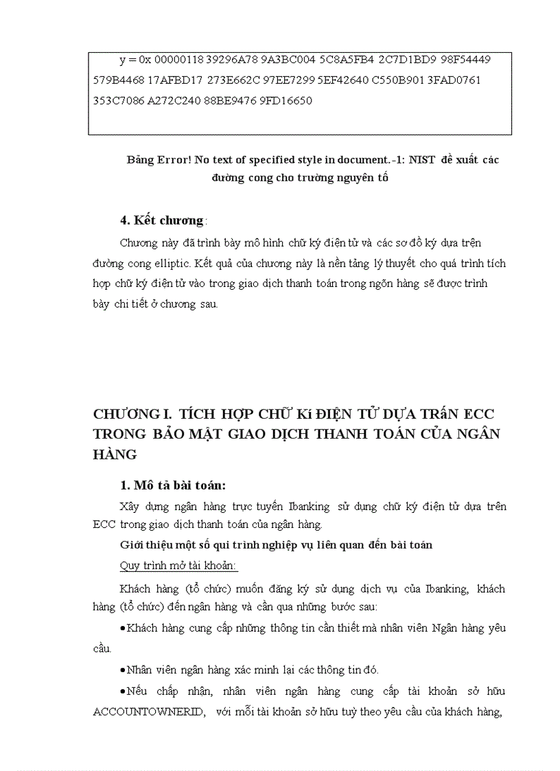 image for page Nghiên cứu hệ mật đường cong Elliptic và ứng dụng vào chữ ký điện tử trong bảo mật giao dịch thanh toán của Ngân hàng