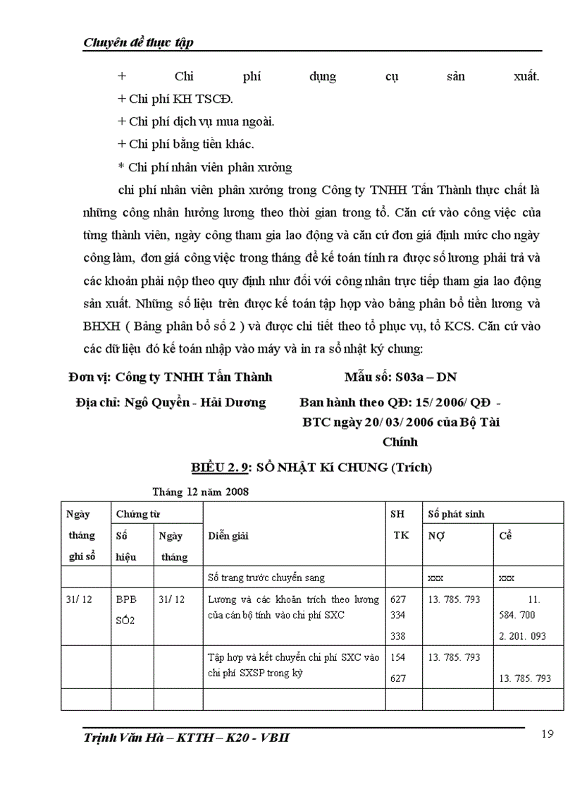 image for page Hoàn thiện kế toán chi phí sản xuất và tính giá thành sản phẩm tại CÔNG TY TNHH TẤN THÀNH