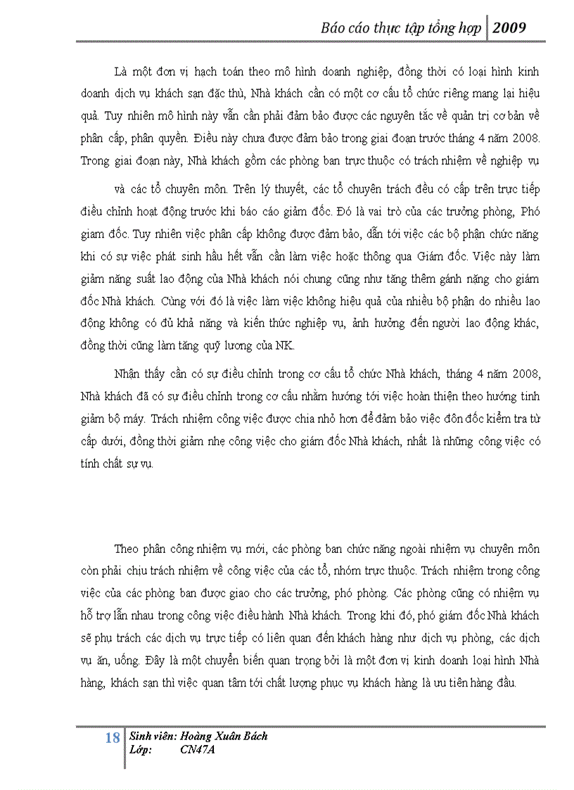 image for page Báo cáo thực tập tại Nhà khách Tổng Liên Đoàn Lao Động