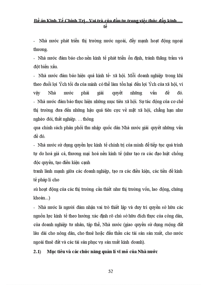 image for page Vai trò của đầu tư trong việc thức đẩy kinh tế