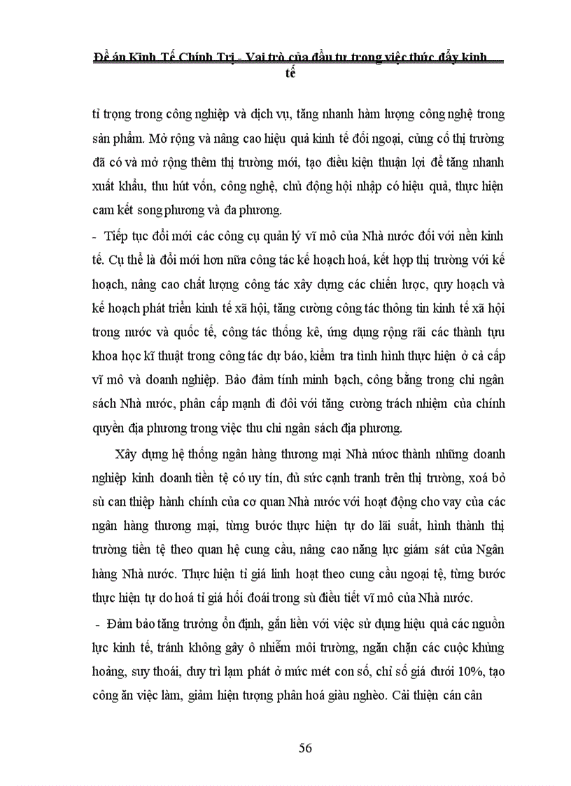 image for page Vai trò của đầu tư trong việc thức đẩy kinh tế