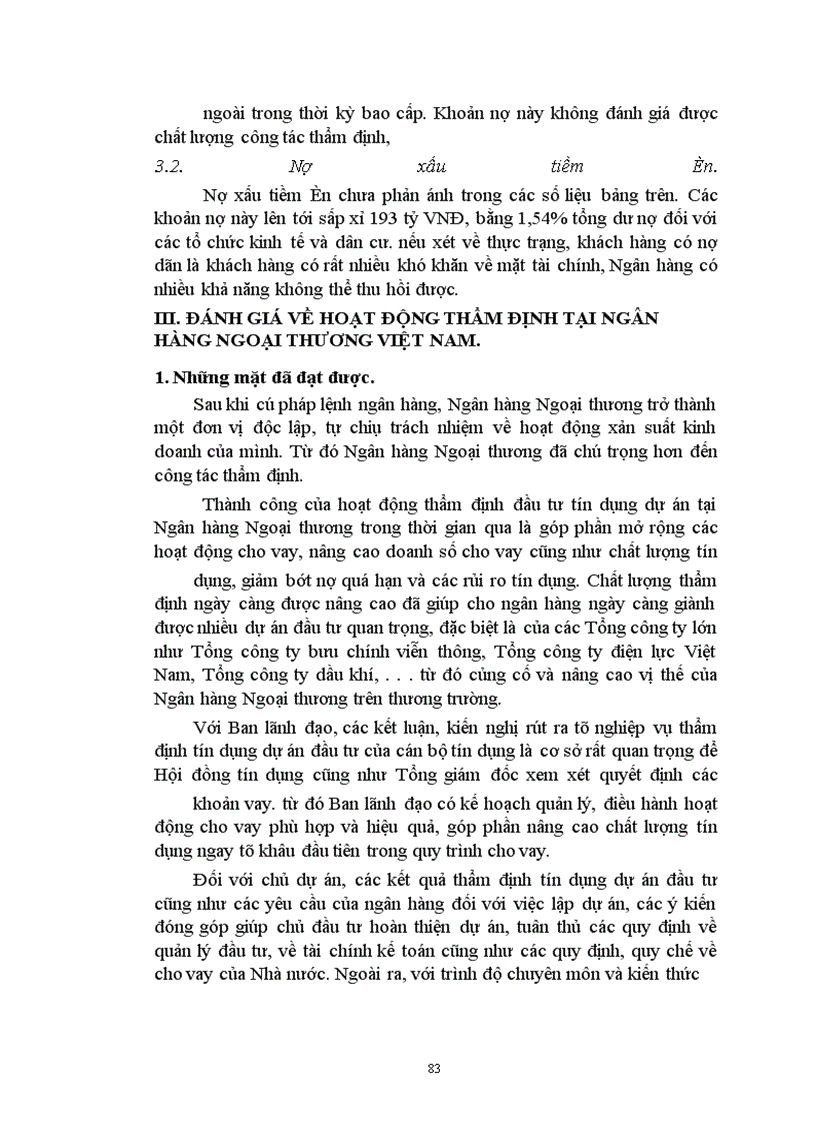 image for page Giải pháp nâng cao hiệu quả thẩm định dự án đầu tư tại NHNTVN