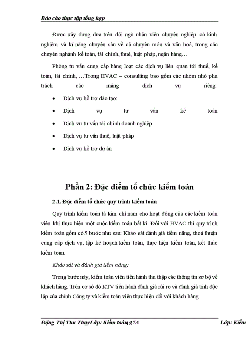 image for page Báo cáo thực tập tại Công ty TNHH Kiểm toán Hùng Vương