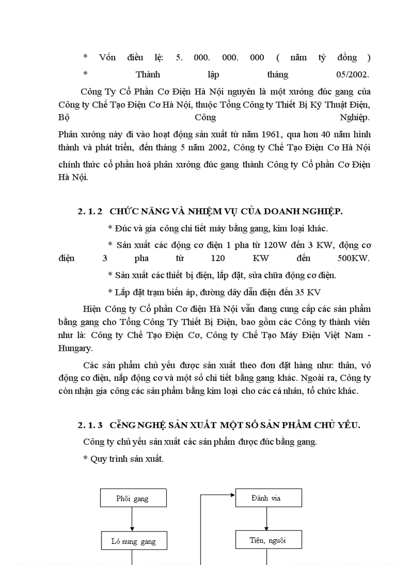 image for page Phân tích và đề xuất biện pháp nâng cao hiệu quả kinh doanh tại Công ty Cổ Phần Cơ Điện Hà Nội