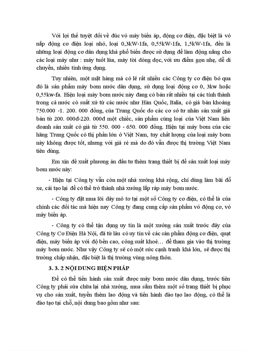 image for page Phân tích và đề xuất biện pháp nâng cao hiệu quả kinh doanh tại Công ty Cổ Phần Cơ Điện Hà Nội