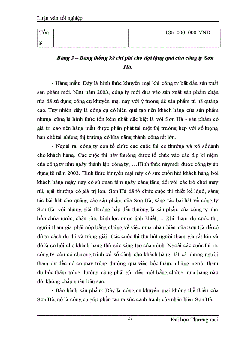 image for page Nghiệp vụ xúc tiến bán tại công ty TNHH Cơ Kim Khí Sơn Hà